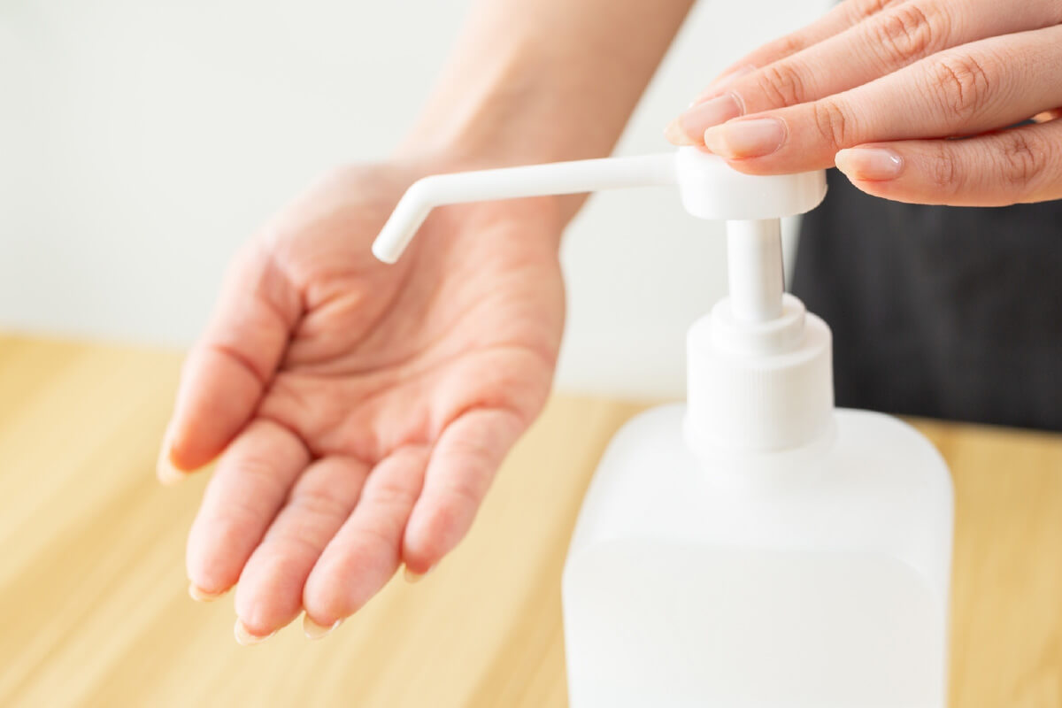 子ども達の肌に触接触れても安全な消毒