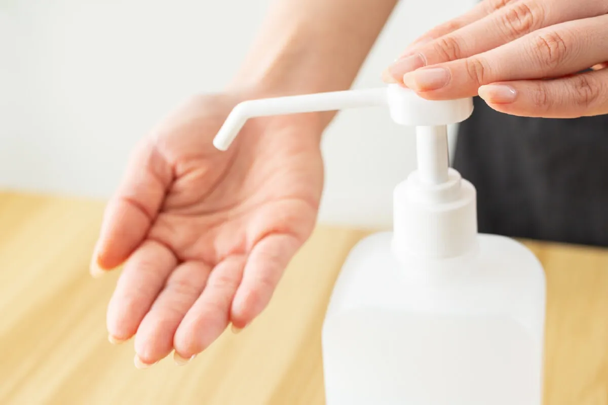 子ども達の肌に触接触れても安全な消毒